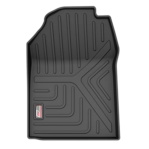 Image of GFX Rubber Car Floor Mats 5 Seater (After-Market) Premium Life Long Foot Mats Compatible with Xuv-700 (2021) (Automatic /Manual) Onwards, Black