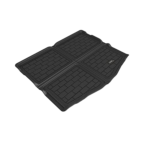 3D MAXpider Stowable Cross Fold Custom Fit All-Weather Cargo Liner for Ford Mustang Mach-E 2021-2023 - Kagu Black