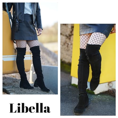Netzstrumpfhose Libella 3er Set Schwarz für Damen