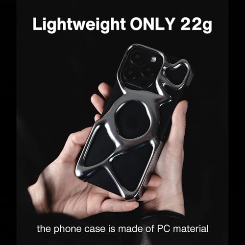 Angry miao Emptiness Phone Case for iPhone 15 Pro Max, MagSafe Compatible 22g Lightweight,Matte Silver,Heat Dissipating Ample Protection, Matte Sliver by Angry miao - Used condition - Image 6