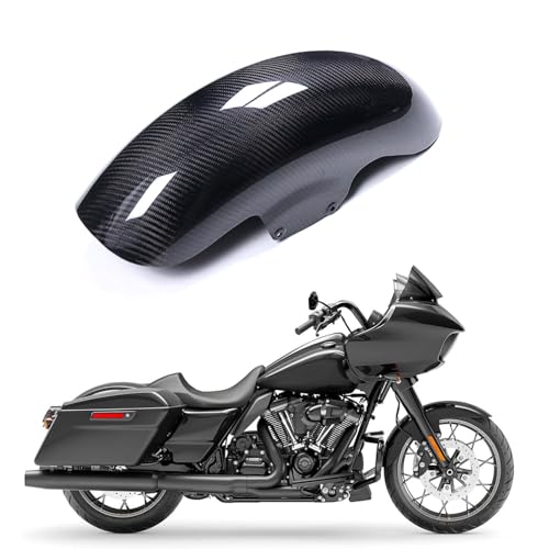 SeppDMV Motorcycle Front Fender 18" 19" 21"Wheels Wrap Front Short Hugger Mudguard Hugger for Harley Touring Road King Road Glide Electra Glide Street Glide 2014-2025 CVO FLHX FLHXS FLT...