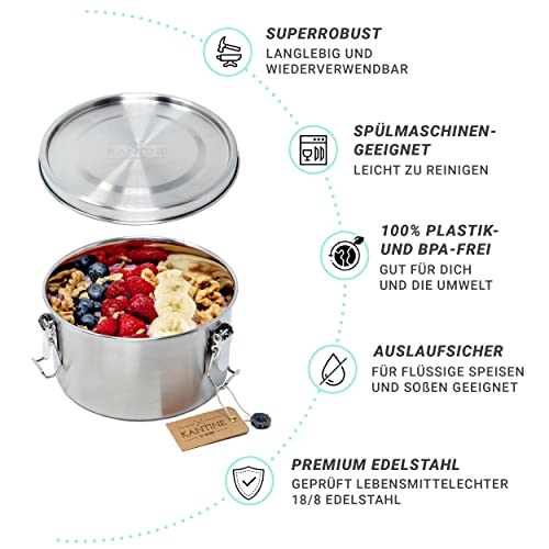 Kantine 51° Nord ® Tiffin Lunch Box, Silber, Tiffin: 1200ml - Image 2