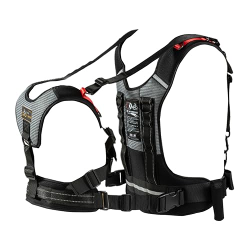 Cinturón para silla alta - Ajuste cómodo de tela transpirable, correa trasera ajustable que evita el deslizamiento, los accesorios protectores para montar garantizan un viaje | Cinturón de