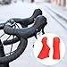 kowaku 2Pcs Shifter Lever Covers Brake Handle Cover Protective Silicone Comfortable Hoods Road Bicycle Shifter Cover for 2300 3400, Red