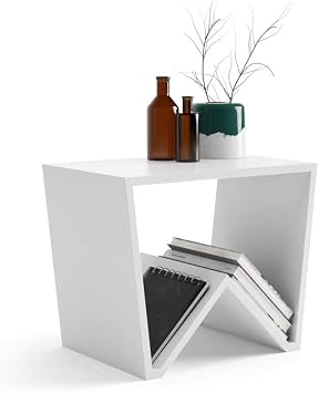 Mobili Fiver, Emma Low Coffee Table, Matt White, Made in Italy