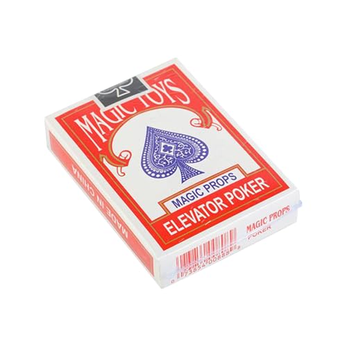 Kartendecks, Standard-Spielkartendecks, Nahaufnahmen magisches Zubehör, einfach zu mischen, für Straßenauftritte, Unterrichtsvorführungen, Partyunterhaltung, Bühne, 8,9 x 6,7 cm