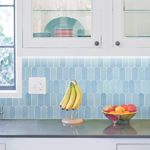 Vamos Tile Thicker Peel and Stick Backsplash Tile,Light Blue,10-Sheet by Vamos Tile - Used condition - Image 7