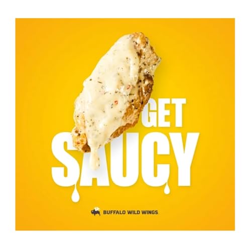 Buffalo Wild Wings Parmesan Garlic Sauce - Pack of 2 - Parmesan Roasted Garlic with Italian Herbs