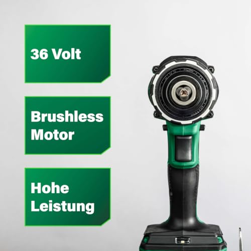 HIKOKI Perceuse visseuse 36V 2.5Ah 155 Nm Multivolt DS36DCWRZ - vue 6