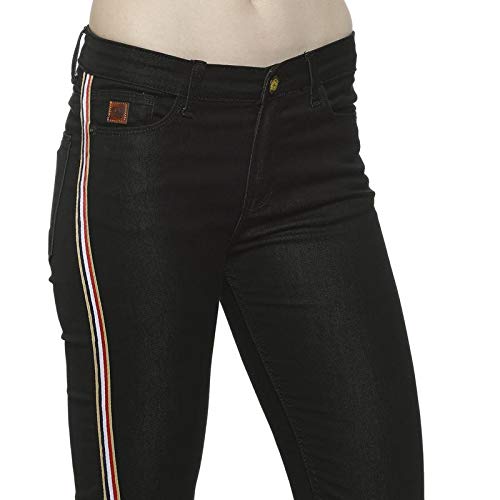 Image of PINACOLADA Women Stylish Solid Super Skinny Casual Denim Jeans