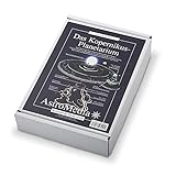 Es zeigt die Bewegungen der inneren Planeten Merkur und Venus sowie des Mondes und der Erde, wobei diese sich um ihre schräg stehende und immer gleich ausgerichtete Achse dreht.