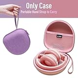 Kids Headphones Case Compatible with iClever BTH12 / HS19 / BTH26 / JoySpark-T5 / Candy Bila BH03 / EarFun/IMYB/MIDOLA MD-B01 / noot Products Foldable Kids Headphones, Purple (Case Only)