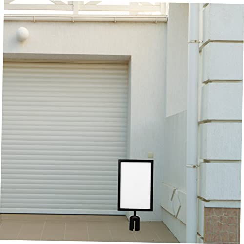 Porte-panneau vertical rétractable pour affichage A4 bureau et aéroport