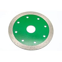 TechDiamondTools 4.5 Inch Diamond Continuous Light Saw Blade,for Cutting Ceramic,gem Stone, Porcelain,Wet Cutting, 7/8" Arbor