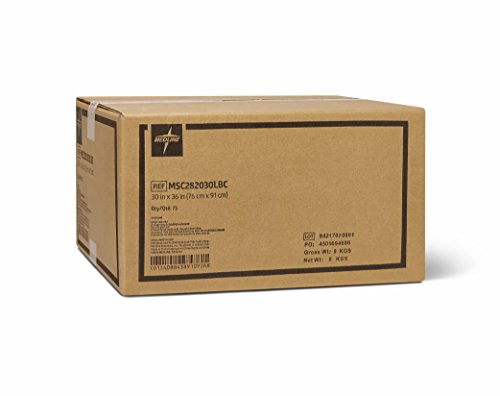 Medline Heavy Absorbency 30 X 36 Quilted Fluff And Polymer Disposable Underpads, 75 Per Case, Great For Protecting Beds, Furniture, Surfaces #TOP2