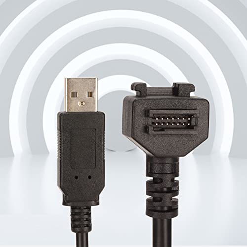 Zunate 2M/6.6ft USB Cable for Verifone VX820 VX810, Dual 14 Pin IDC to USB AM 480 Mbps USB Type B Scanner Cable - Image 4