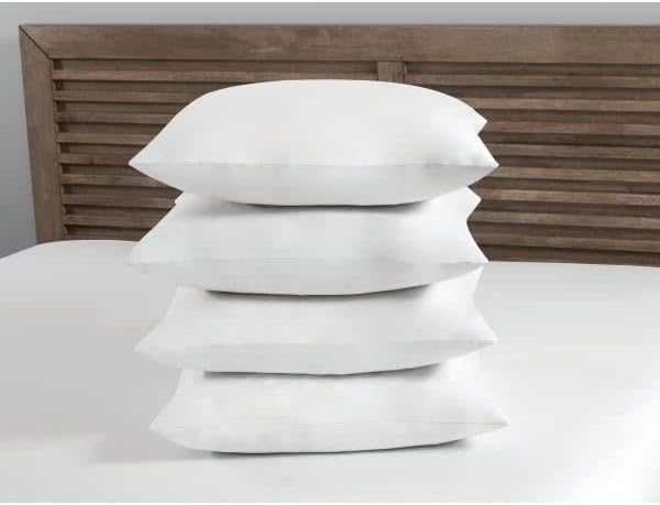 Almohada Relleno Alternativo Pluma Algodón 66x51 cm Suave miniatura 2