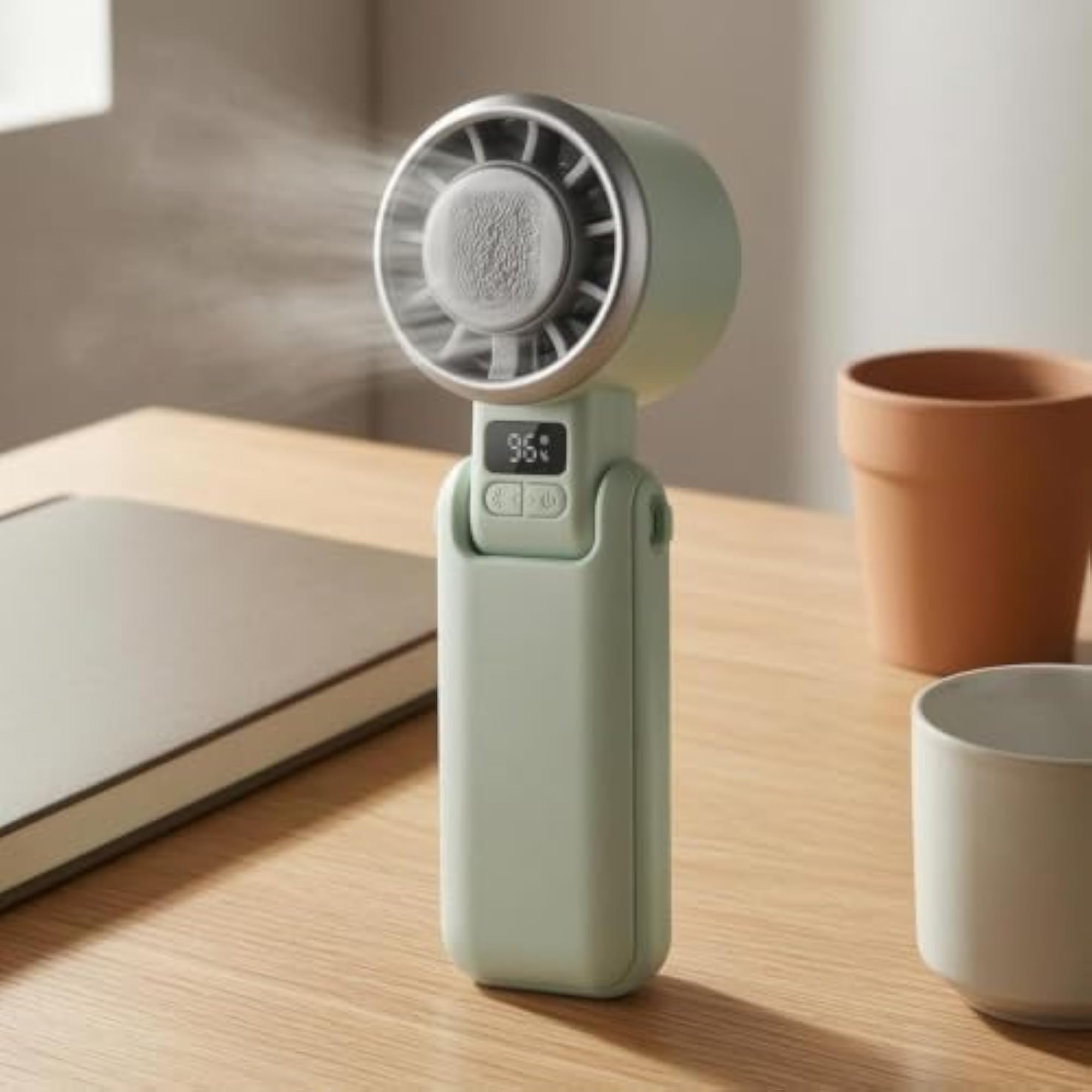 Adjustable Joint Portable Handheld Fan, Slim Cooling Design