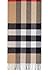 Burberry 8056851 Cashmere Scarf Half Mega Check Archive Beige 200 x 36 cm Check, Check