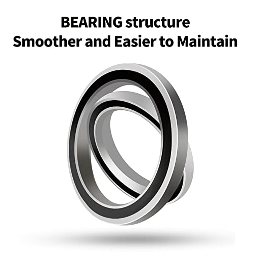 TiTo Titanium Bike Headsets 34mm/44mm/41.8-52mm Titanium Bicycle Parts Cycling Threadless Double Bearing Headsets Suitable for MTB Road Bike Forks(34mm)