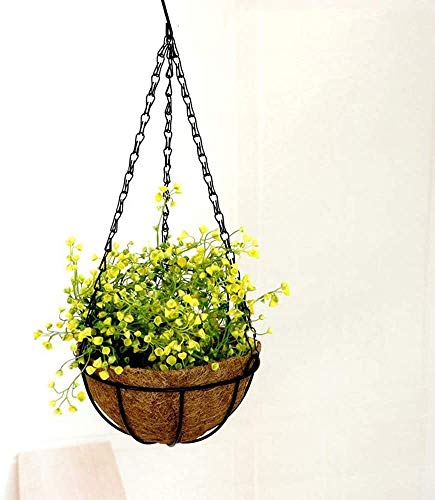 YWAWJ Künstliche Blumen gefälschte Blumen Blumenarrangements Dekorationen Plastikblumen-Blumenstrauß Dekor Hochzeit Tischdekoration (Color : Yellow) Cover