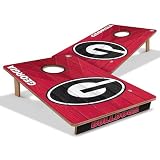 YouTheFan NCAA Georgia Bulldogs 2’ x 3’ All Wood Cornhole Without Bags