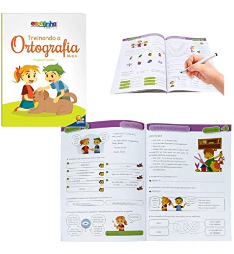 Treinando A Ortografia - Nível 1, 2, 3 E 4 - Acima De 6 Anos