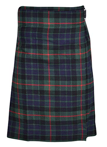 5 Yard Men's Scottish Kilts Tartan Kilt 13oz Highland Casual Kilts Highland Kilt (US, Waist, 46, Regular, GUNN)