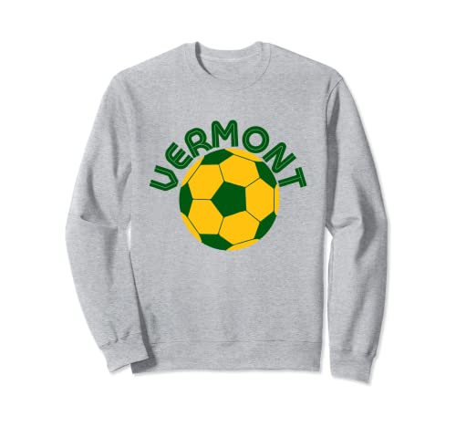 Retro Vermont VT Green/Yellow Vintage Design Classic Vermont Sudadera