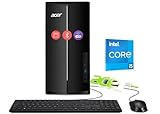 acer Desktop Tower Computer, Intel 14th Gen Ultra-Fast 10-Core i5 CPU, 16GB DDR5 RAM, 1.5TB (512GB SSD & 1TB HDD), Wi-Fi 6, Support 4K Monitor, Wins 11, Wired KB & Mouse, Free Office 365 on The Web