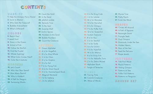 Rockridge Press Carr, Kailan Ocean Animals Preschool Activity Book: 75 Games To Learn Letters thumb #3