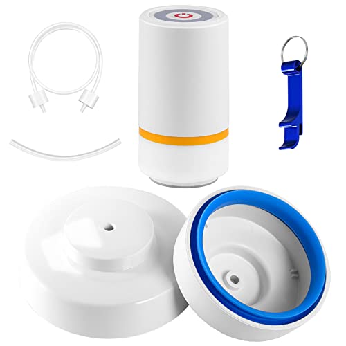 Mason Jar Vacuum Sealer And Electric Vacuum Sealer For Jars,Jar Vacuum Sealer For 70Mm Regular Mouth-86Mm Wide Mouth（With A Electric Portable Vacuum Pump） #TOP21