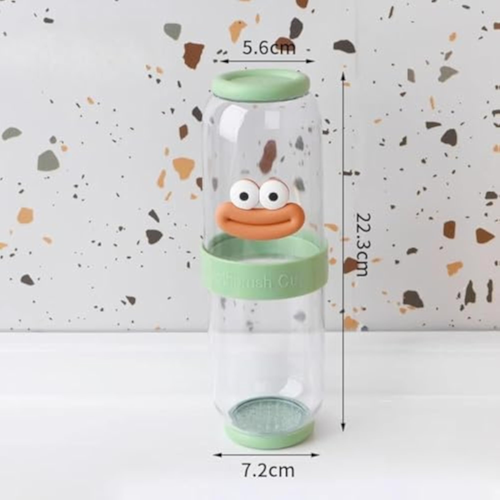 2Pcs Portable Toothbrush Container & Toothpaste Storage Case, Green