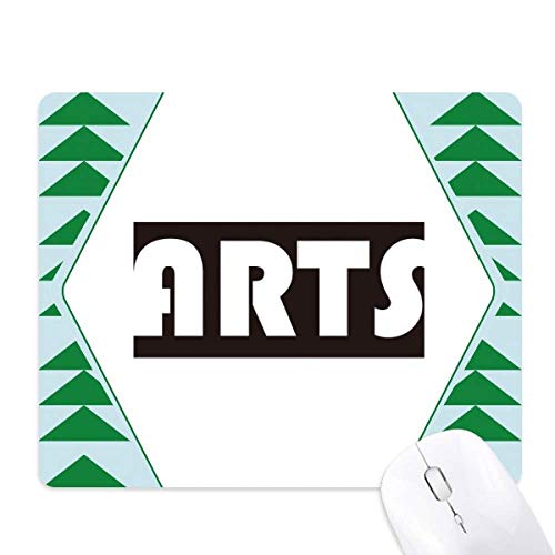 Tapis de souris grand format en caoutchouc motif pin vert style arts noirs