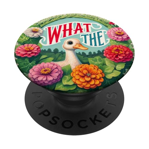 Lo que el pato divertido patitos ilustraciones PopSockets PopGrip Intercambiable