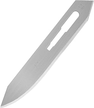 10pcs #60 Scalpel Blades 0.4mm Individually Wrapped Pack Blades Stainless Steel