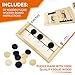 BAKAM Large Super Fast Sling Puck Game, Portable Table Hockey Game for Kids and Adults, Tabletop Slingshot Games Toys for Boys and Girls, Desktop Sport Board Game for Family Game Night Fun