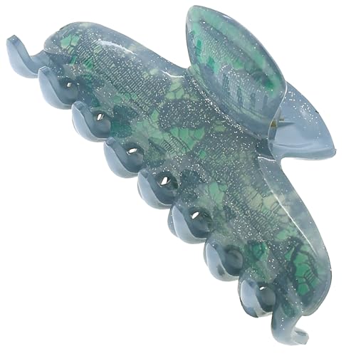Camila Paris CP3346 French Small Hair Clips for Women, 2.5 Inch Mini Claw Clips, Blue, Girls Hair Claw Clips Fashion Styling Accessories, Strong Hold No Slip Grip, Made in France