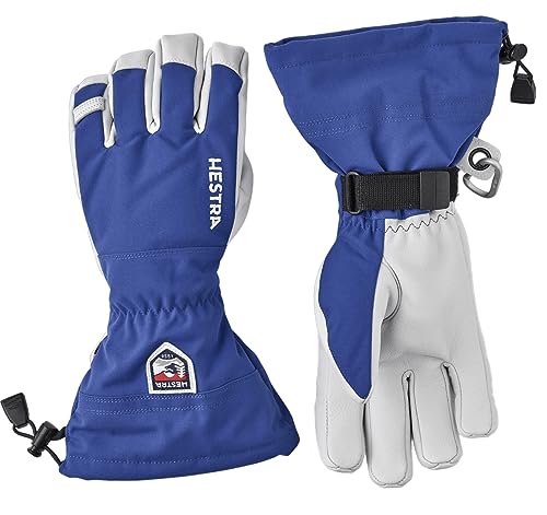 Image of Hestra Army Leather Heli Ski Glove, 5-Finger Snow Glove for Skiing & Snowboarding for Men & Women