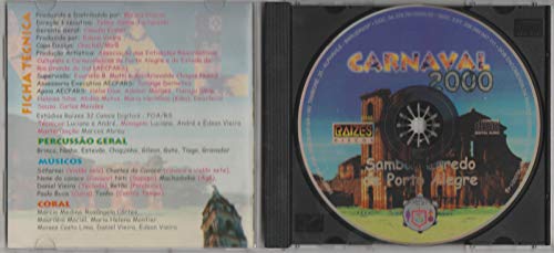 Cd Carnaval 2000 Sambas Enredo De Porto Alegre
