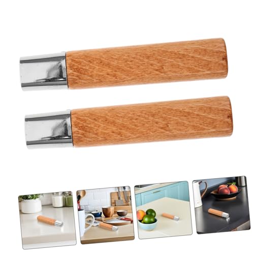 VICASKY 3pcs Wooden Knife Grip Handles for Kitchen Cutters Replacement Accessories Water-Resistant Natural Wood Design Low Maintenance Kitchen Utensils Replacement Parts - Image 9