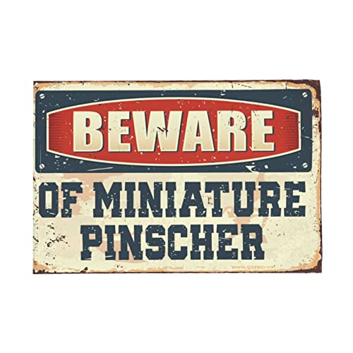 Drapeaux miniatures attention aux pinscher déco murale fille - 6