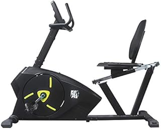 Fit4home Exercise Bike Recumbent Bike For Home Use | Indoor Cardio Trainer Sporting Equipment With LCD Display, Pulse Sensors, 8kg Flywheel, Adjustable Seat | KPR61903 Black
