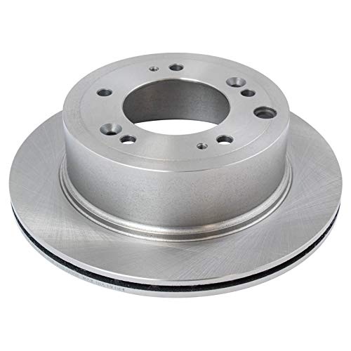 Image of TRQ Rear Ceramic Brake Pad and Rotor Set