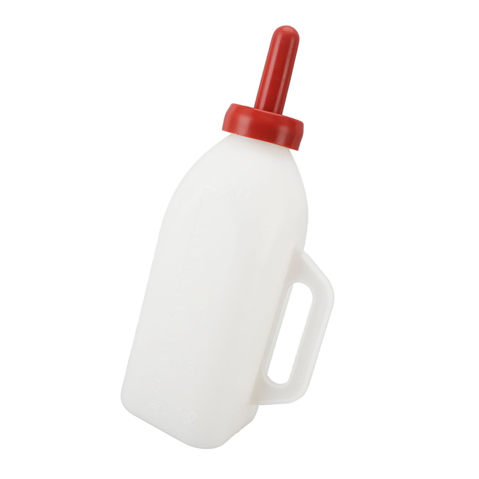 Alimentatori per latte di vitello da 1-5 litri con capezzolo e comoda maniglia di alimentazione Forniture per l'alimentazione del bestiame Portabottiglie per vitelli Bottiglia di latte di grande