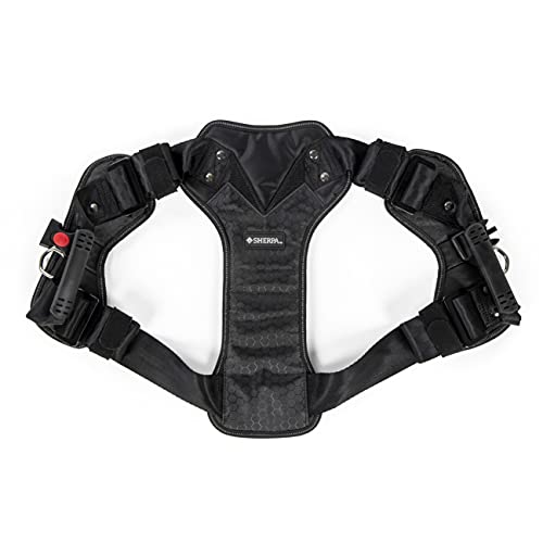 Sherpa Seatbelt Harness, Crash Tested Dog Harness, Adjustable, Multi-Purpose, Super Strong, Easy-To-Use, With No-Pull D Ring, Black, X-Large #TOP1