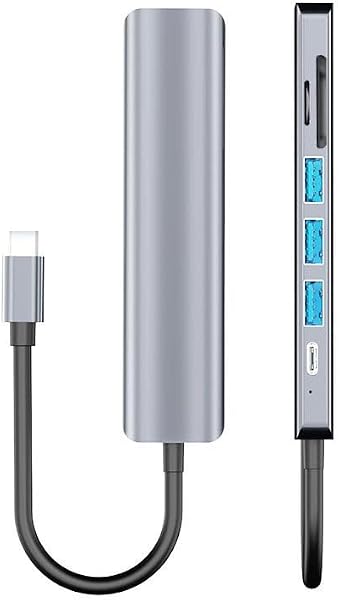 WODHAZNC Typec 7-in-1 Docking 3.0usbhub Multi-Interface Notebook Splitter - 2