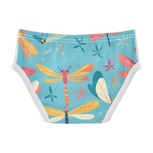 KLL Dragonfly Pattern Illustration Toddler Boy Pure Cotton Training Underwear Breathable Children Undies2