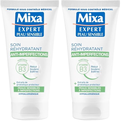 Crème Visage Très Hydratant Anti imperfections 2 En 1 Mixa Le Flacon De 50ml - vue 8