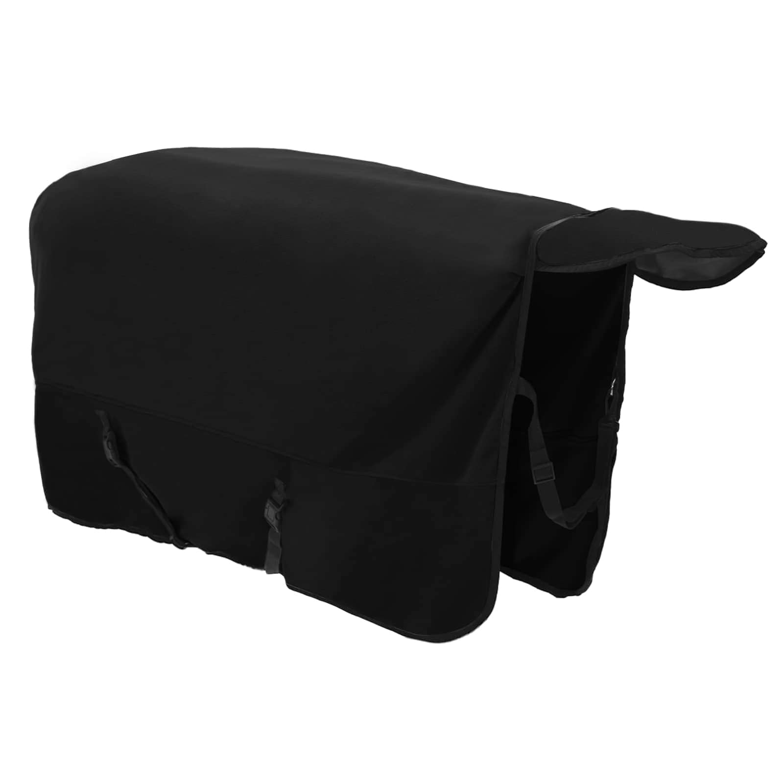 Gecheer Coperta Cavalli Invernale, Termica Impermeabile Traspirante Poliestere 175x193 cm, Coperta Equestre Regolabile Lavabile per Protezione Freddo umidità Scuderia Pascolo